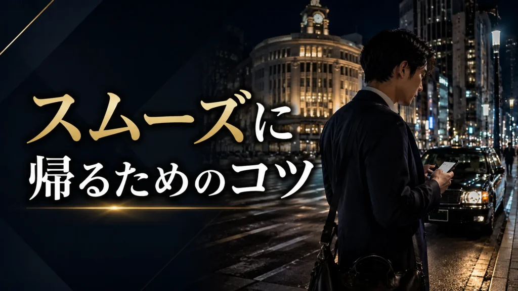 深夜の銀座でスムーズに帰るためのコツ