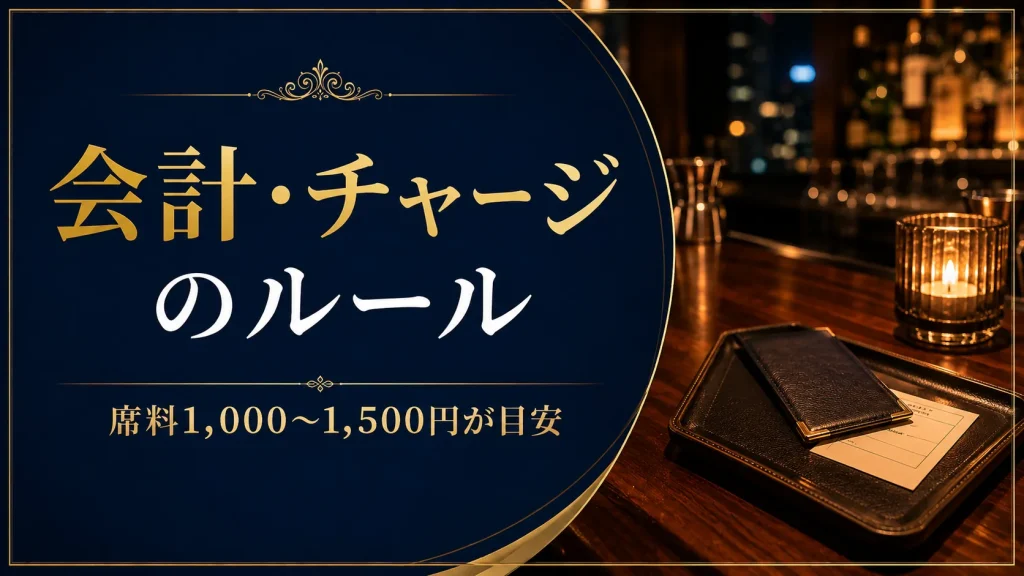 銀座バーの会計・チャージのルール