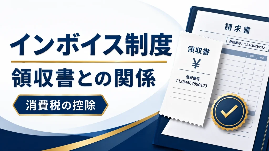 インボイス制度と領収書の関係【消費税の控除】