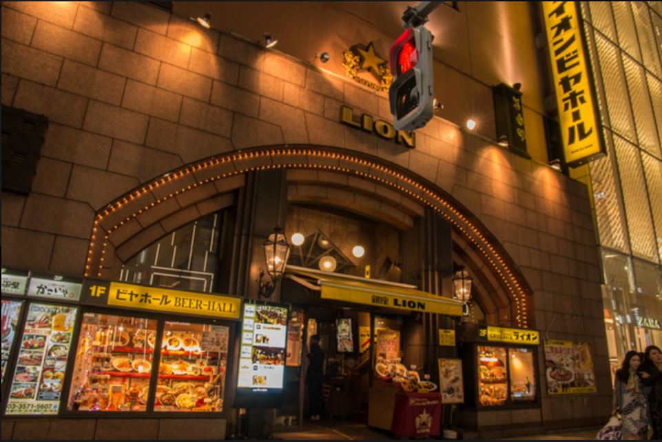 銀座 居酒屋 安い 第4位 ビヤホールライオン 銀座七丁目店